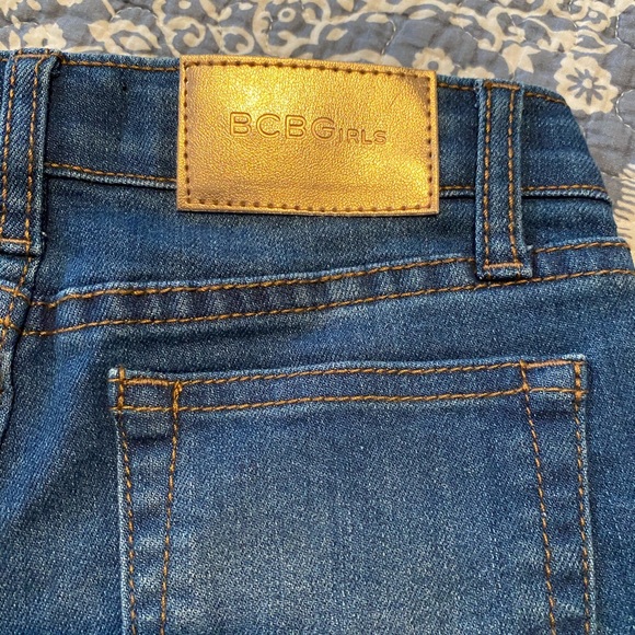 BCBG Girls Roll Cuff Stretch Denim Jeans - Picture 2 of 5